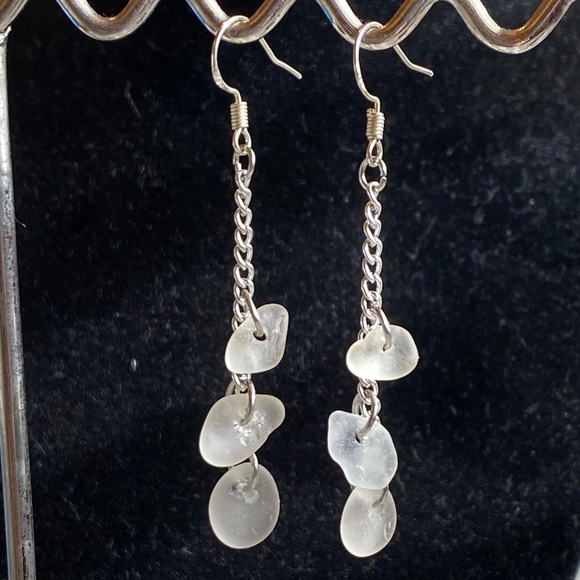 Jewelry - Handcrafted Vancouver Island sea glass earrings